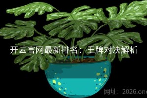 开云官网最新排名：王牌对决解析