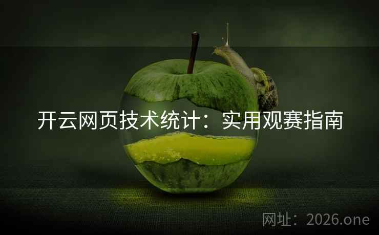 开云网页技术统计:实用观赛指南 开云网页技术统计:实用观赛指南