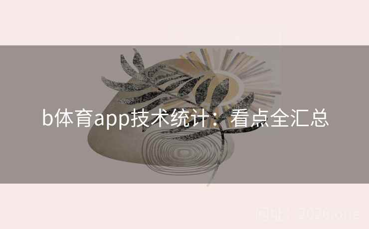 b体育app技术统计:看点全汇总 b体育app技术统计:看点全汇总